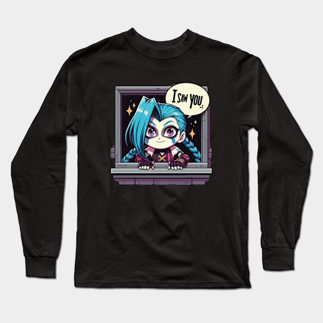 baby jinx arcane Long Sleeve T-Shirt by whatyouareisbeautiful